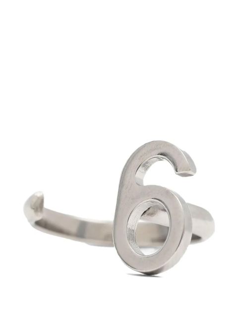 Maison Margiela silver-tone rings (set of two)