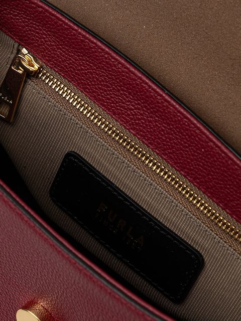 Furla torebka skórzana Moonlight S kolor czerwony WB01882 BX3036 CGQ00