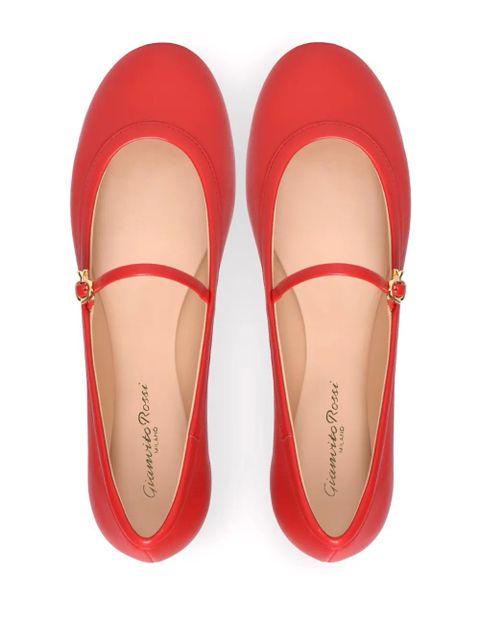 Gianvito Rossi Carla ballerina shoes - Red