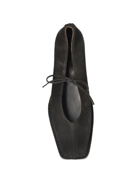 ALOHAS Sway suede ballet flats - Brown