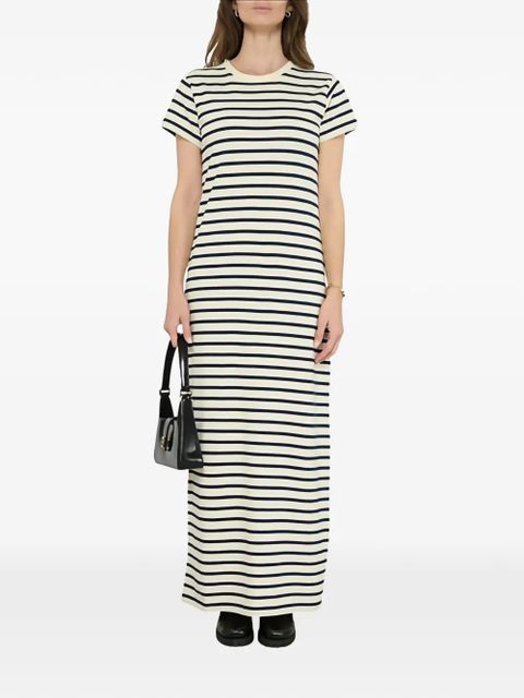 ANINE BING striped T-shirt dress - Neutrals