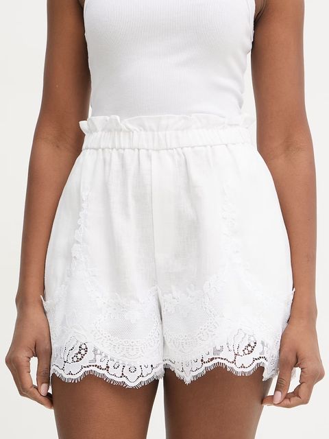 Twinset szorty damskie lniane - zdjęcie produktu nr 1