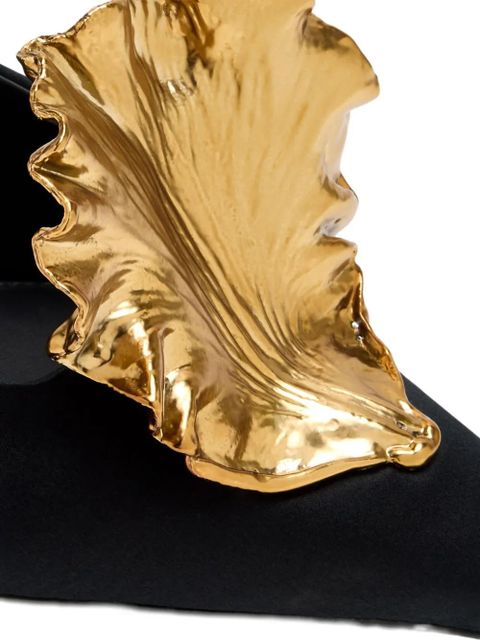 Cult Gaia sculpted heeled mules - Black