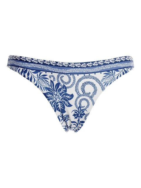 Agua By Agua Bendita Ilu Batik bikini bottoms - White - zdjęcie produktu nr 1