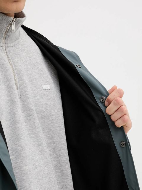 Rains kurtka 12010 Jacket kolor niebieski przejściowa 12010