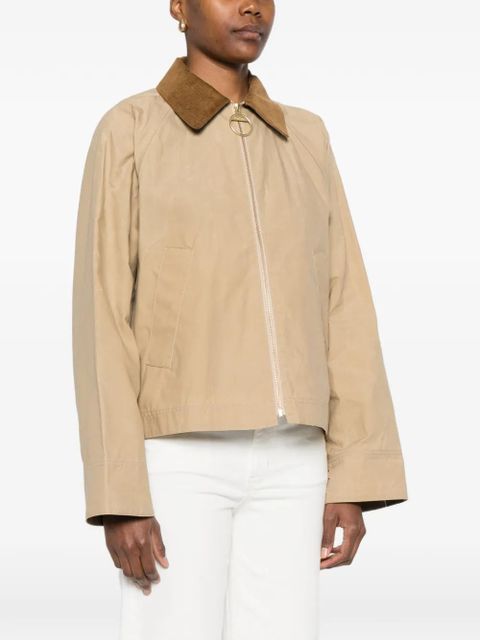 Barbour corduroy-collar jacket - Neutrals