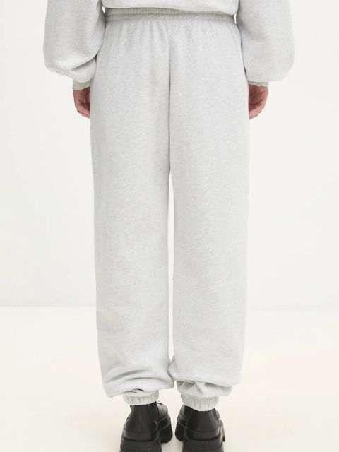 Rotate spodnie dresowe bawełniane kolor szary melanżowe 1134281473