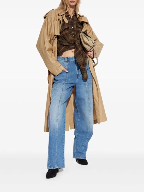 ISABEL MARANT belted trench coat - Neutrals
