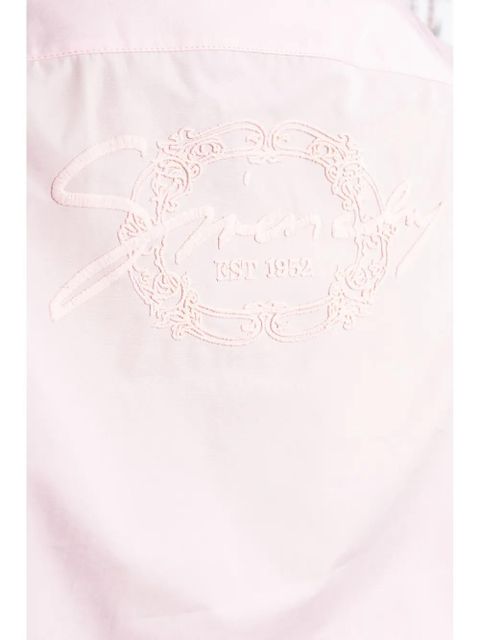 Givenchy embroidered-logo shirt - Pink