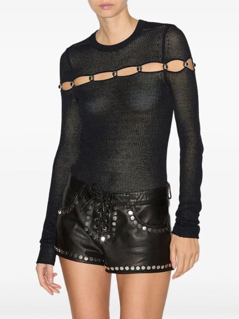 ISABEL MARANT Elsie top - Black - zdjęcie produktu nr 2