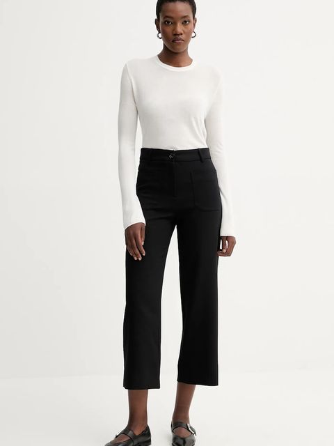 Calvin Klein sweter damski kolor beżowy lekki LV044C339G - zdjęcie produktu nr 2