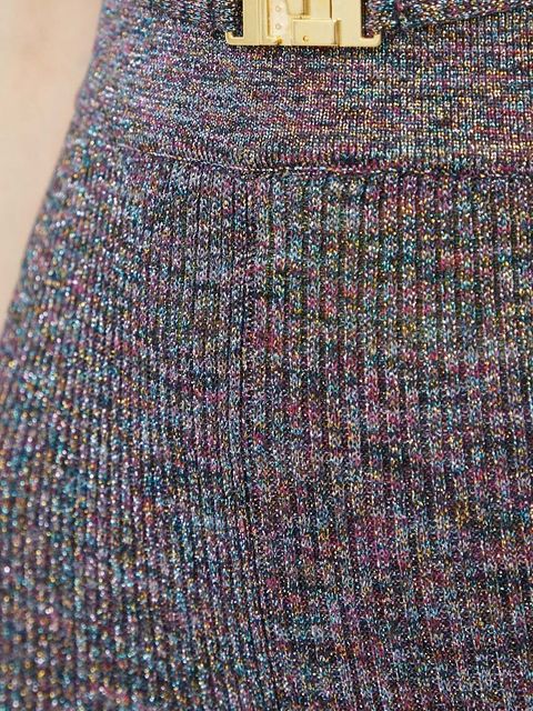 GCDS spodnie damskie dzwony high waist