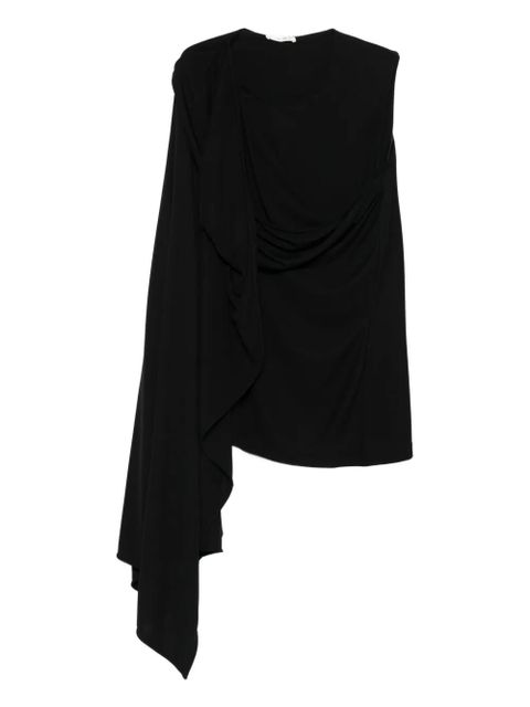 The Row Isadra draped one-shoulder top - Black - zdjęcie produktu nr 1