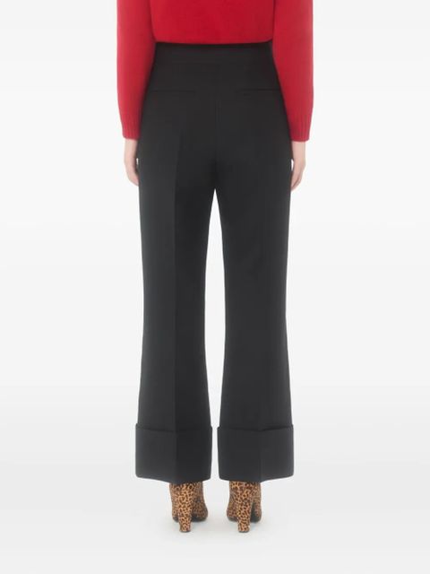 Valentino Garavani cuffed trousers - Black