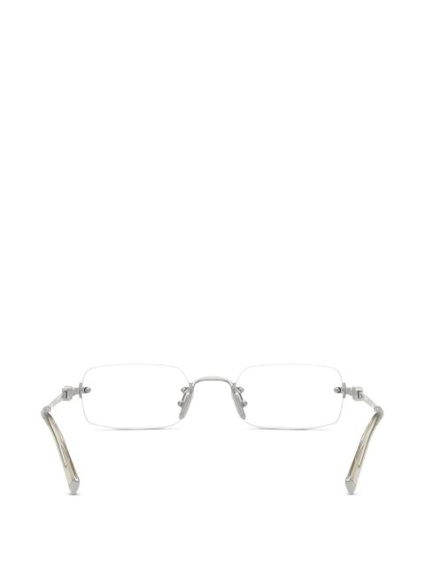 Miu Miu Eyewear rimless glasses - Silver