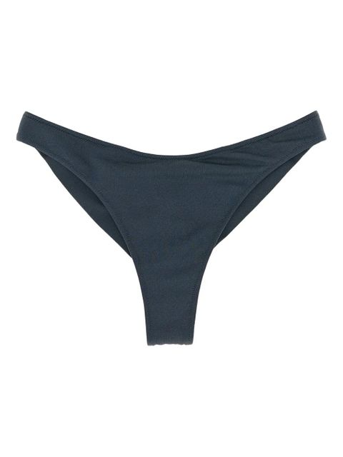 MC2 Saint Barth Naomi cheeky logo-patch bikini bottoms - Grey - zdjęcie produktu nr 1