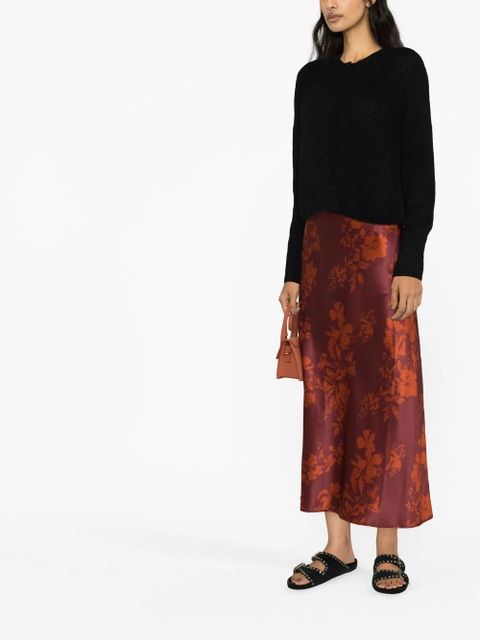 Reformation Clara crew neck cardigan - Black