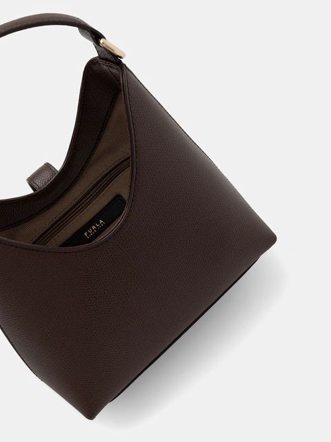 Furla torebka skórzana kolor brązowy WE00876 ARE000 4284S