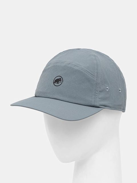 Mammut czapka z daszkiem kolor szary gładka 1191-01671 - zdjęcie produktu nr 1