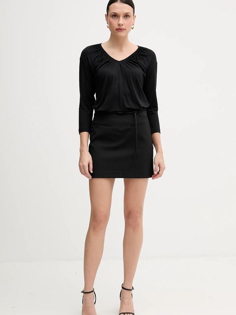 Sisley longsleeve kolor czarny 3Z12L4014 - zdjęcie produktu nr 2