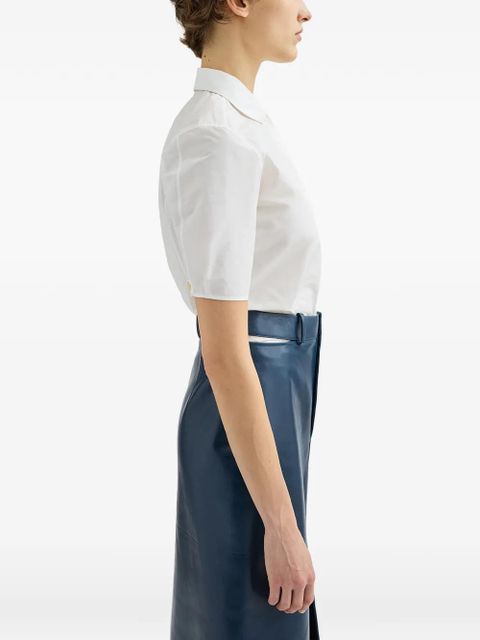 Jil Sander faille shirt - White
