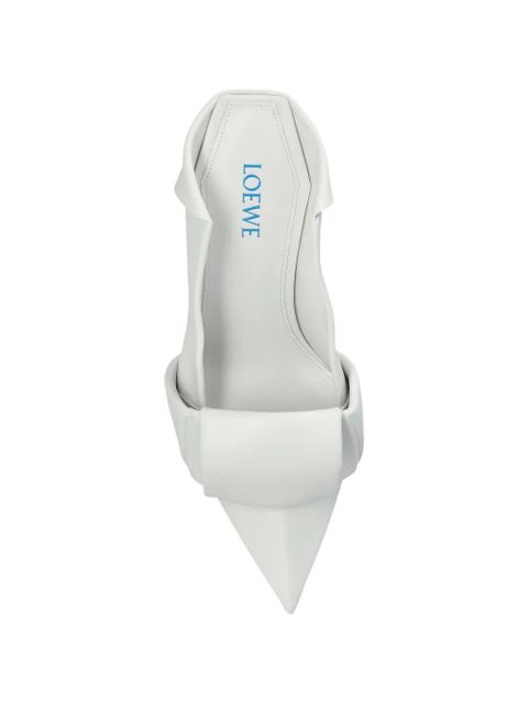 LOEWE 85mm Origami heeled mules - Grey