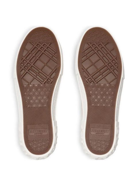 Burberry check-pattern low-top sneakers - Neutrals