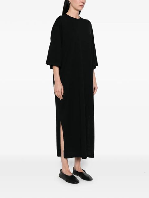The Row short-sleeve dress - Black