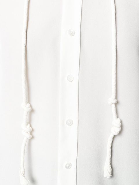 Chloé drawstring detail blouse - White