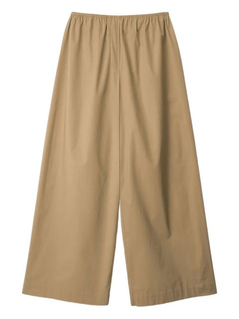 STAUD Bonfire elasticated-waistband trousers - Brown