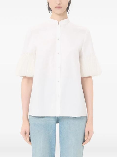 Valentino Garavani embroidered cotton popeline shirt - White - zdjęcie produktu nr 2