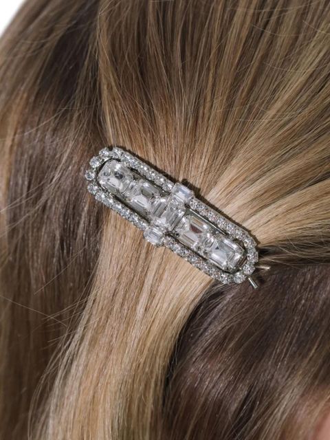 Jennifer Behr crystal athena barrette - Silver