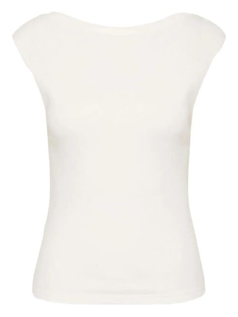 St. Agni scoop-back top - White - zdjęcie produktu nr 1