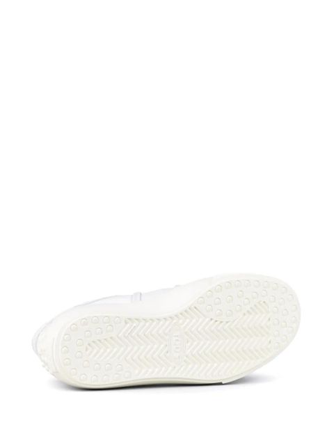Tod's Automobili Lamborghini logo-debossed low-top sneakers - White
