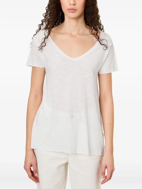 American Vintage short-sleeve V-neck T-shirt - White