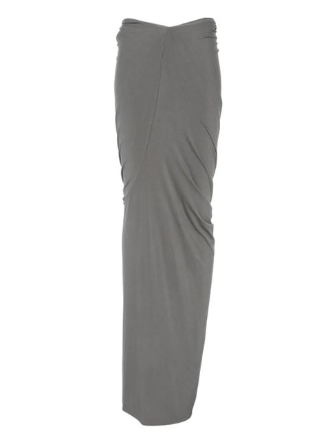 ENTIRE STUDIOS Lumière knotted maxi skirt - Grey - zdjęcie produktu nr 1