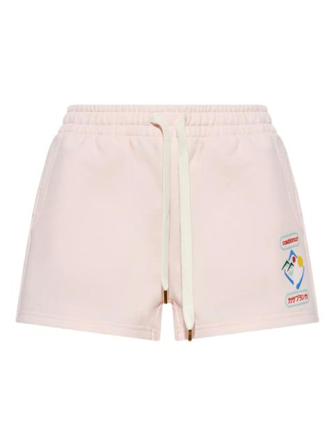 Casablanca Montaigne logo-print drawstring shorts - Pink - zdjęcie produktu nr 1