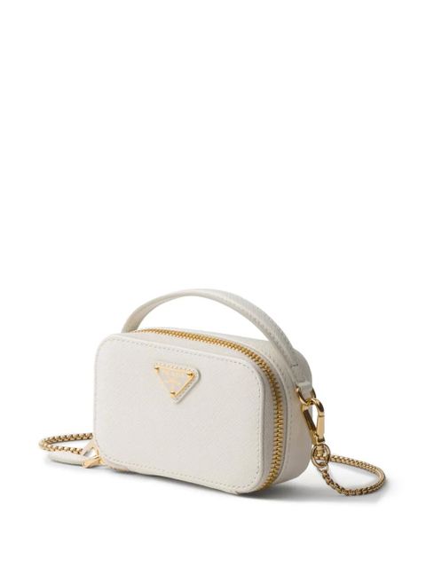 Prada Saffiano leather mini bag - White