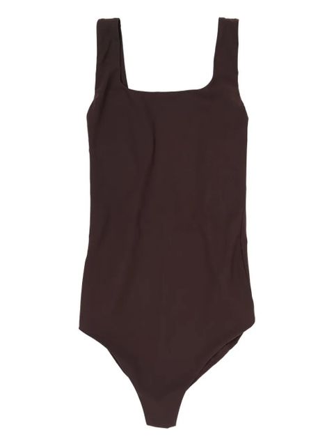 Jil Sander square-neck swimsuit - Brown - zdjęcie produktu nr 1