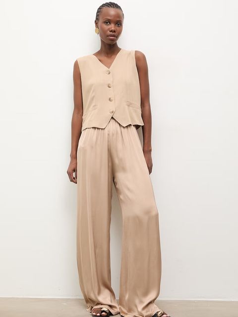 Answear.LAB spodnie damskie z wiskozy - zdjęcie produktu nr 1