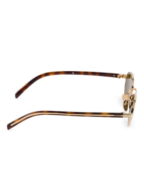 Prada Eyewear logo-engraved sunglasses - Gold