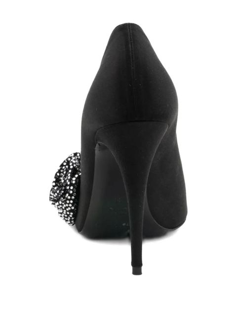 Magda Butrym crystal-embellished stiletto heeled pumps - Black - zdjęcie produktu nr 2