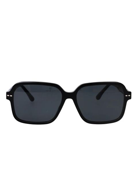Isabel Marant Eyewear embellished-geometric sunglasses - Black - zdjęcie produktu nr 1