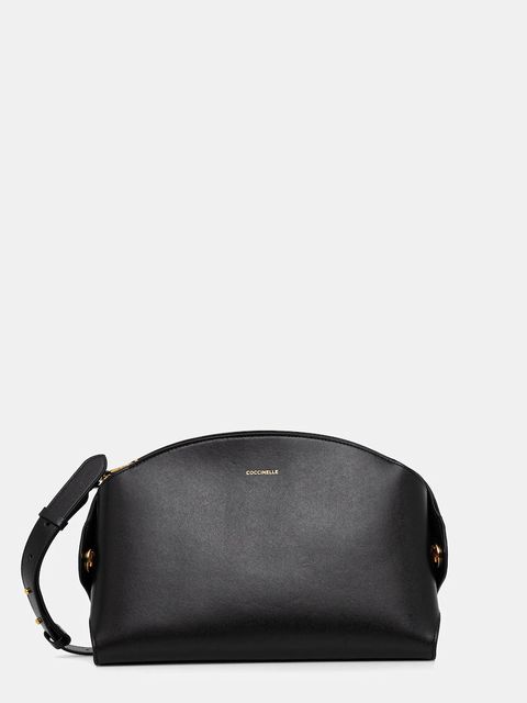 Coccinelle torebka skórzana TYLDE kolor czarny E1 U7K 12 01 01 - zdjęcie produktu nr 1