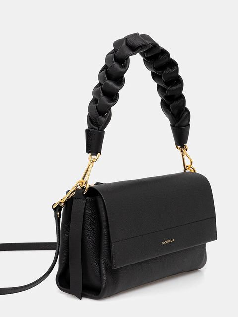 Coccinelle torebka skórzana BOHEME GRANA DOUBLE kolor czarny E1.M50.12.01.01 - zdjęcie produktu nr 2