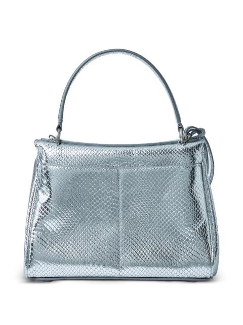 Balenciaga croc-embossed rodeo mini tote bag - Silver