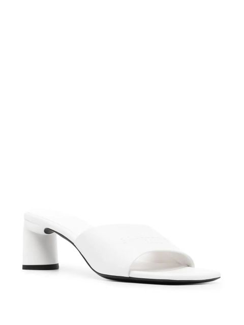 Balenciaga Duty Free 60mm leather mules - White - zdjęcie produktu nr 2