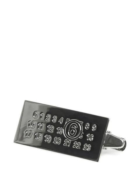 MM6 Maison Margiela Numeric hair clip - Silver - zdjęcie produktu nr 1