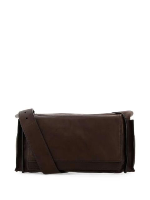 Miu Miu Utilitaire leather shoulder bag - Brown