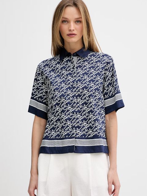 Tommy Hilfiger koszula damska z jedwabiem SUMMER - zdjęcie produktu nr 1
